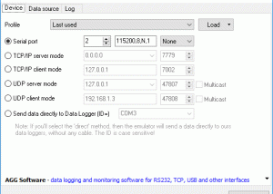 Freeware - COM Port Data Emulator 2.7.4.303 screenshot